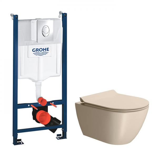 GSI Pura Creta 50 toiletpakke inkl. sæde m. softclose, cisterne og krom betjening GSI Pura Creta 50 toiletpakke inkl. sæde m. softclose, cisterne og krom betjening