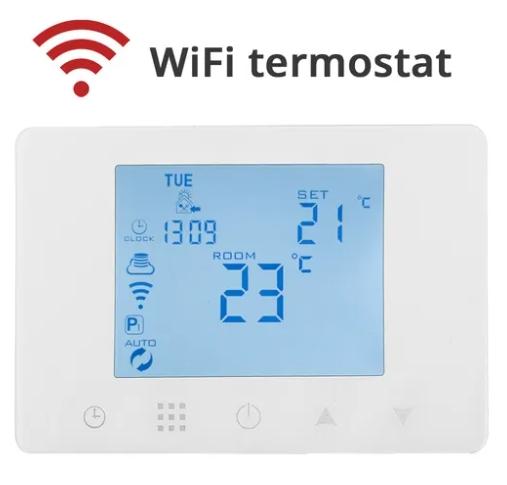 WiFi termostat - Til Lang&aring; pilleovne