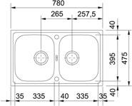 Franke Euroform EFX 620-78 twist køkkenvask Franke Euroform EFX 620-78 twist køkkenvask