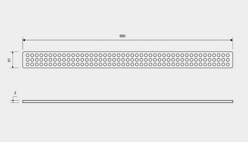Unidrain Classic rist - 600 mm Unidrain Classic rist - 600 mm