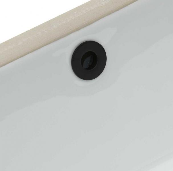 Lavabo overl&oslash;bsring &Oslash;22 mm - Mat sort