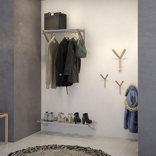 Hoigaard hattehylde HH-6 - Sort Hoigaard hattehylde HH-6 - Sort