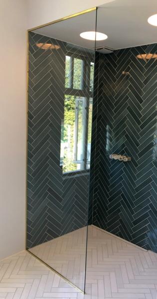 Bath fast brusev&aelig;g - Poleret messing