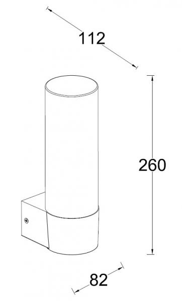 Lutec Connected Dropa udendørslampe til væg Lutec Connected Dropa udendørslampe til væg