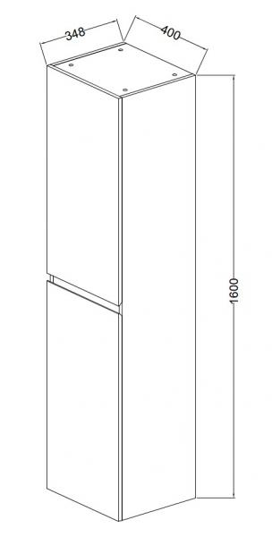 Nortiq Brazil højskab - Halifax eg Nortiq Brazil højskab - Halifax eg