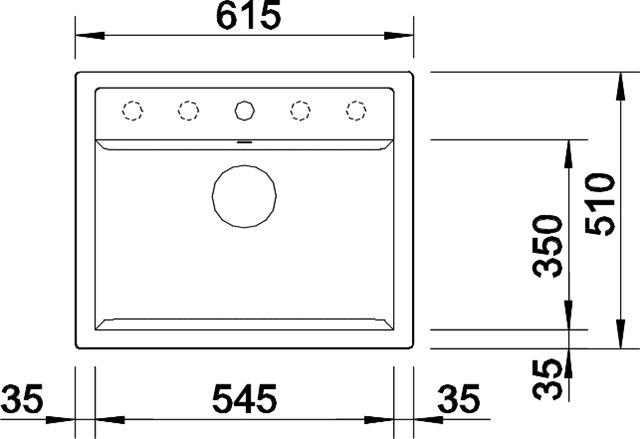 Blanco Dalago 6 MX K&oslash;kkenvask - Antracit