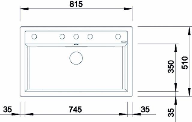 Blanco Dalago 8 MX k&oslash;kkenvask - Kaffe