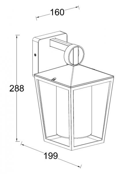 Lutec Tradition West udendørslampe - Mat sort Lutec Tradition West udendørslampe - Mat sort