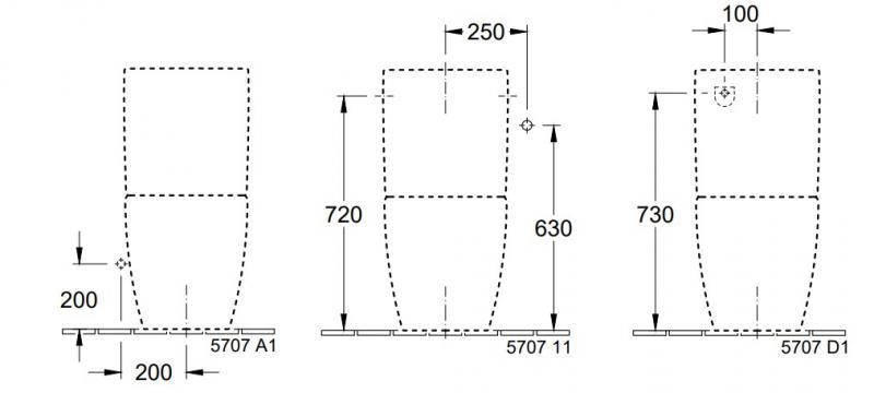 Villeroy & Boch Venticello Cisterne m/vandtilførsel fra sider eller bagfra - Hvid Villeroy & Boch Venticello Cisterne m/vandtilførsel fra sider eller bagfra - Hvid