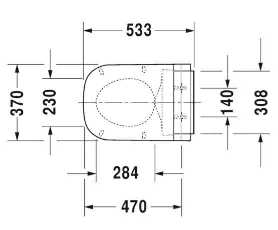 Duravit Sensowash bidetsæde til Happy D.2 Duravit Sensowash bidetsæde til Happy D.2