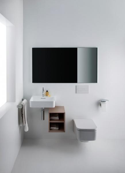 Laufen Val compact 45 h&aring;ndvask t/v&aelig;g eller m&oslash;bel - 1 hanehul - LCC