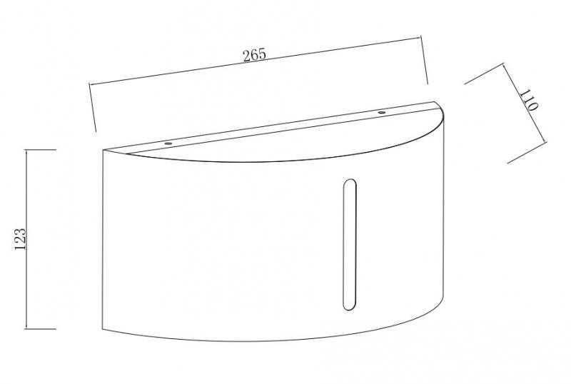 Lutec Architectural Bonn udendørslampe til væg - Rustfrit stål Lutec Architectural Bonn udendørslampe til væg - Rustfrit stål
