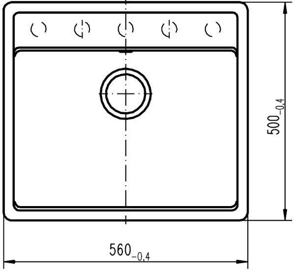 Intra Nemo N-100 køkkenvask i komposit - Onyx Intra Nemo N-100 køkkenvask i komposit - Onyx