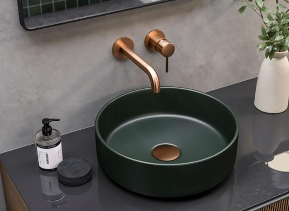 Damixa Osier armatur til indbygning i væg - Børstet kobber Damixa Osier armatur til indbygning i væg - Børstet kobber