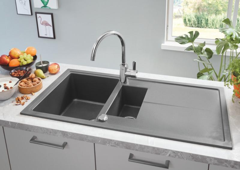 Grohe Eurosmart Cosmopolitan køkkenarmatur m/vandsparefunktion og svingtud Grohe Eurosmart Cosmopolitan køkkenarmatur m/vandsparefunktion og svingtud