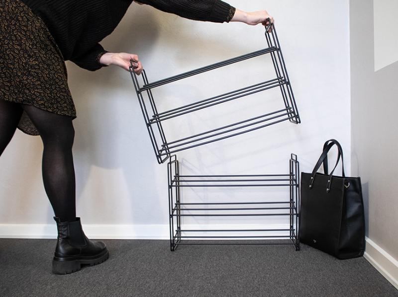 Nortiq Deco skoreol (kan stables) - Sort Nortiq Deco skoreol (kan stables) - Sort