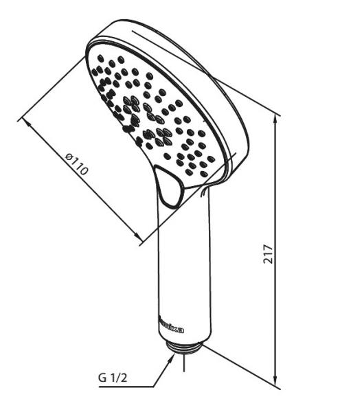 Damixa Silhouet h&aring;ndbruser - Matsort