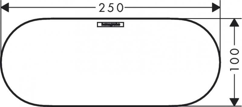 Hansgrohe WallStoris l&aring;g til opbevaringskurv - Mat hvid