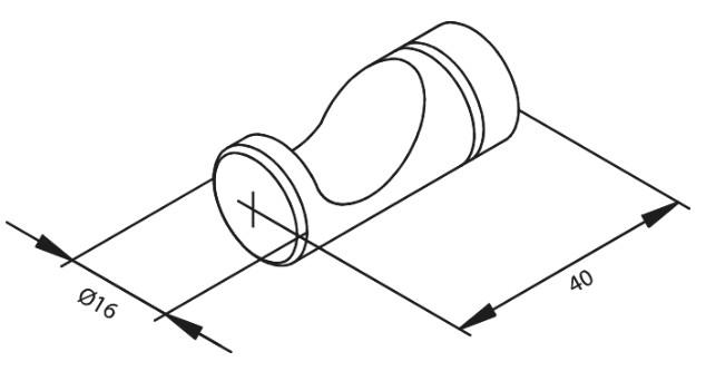 Damixa Silhouet håndklædekrog - 2 styk - Børstet grafitgrå Damixa Silhouet håndklædekrog - 2 styk - Børstet grafitgrå