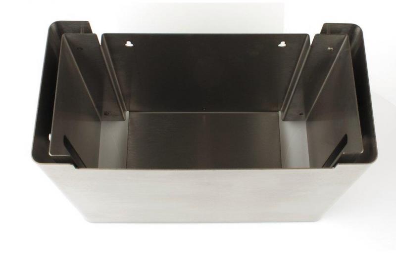 Cool Line papirkurv - Matb&oslash;rstet rustfri st&aring;l