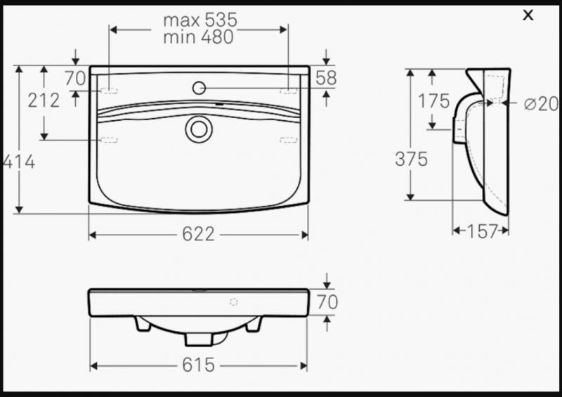 If&oslash; Spira m&oslash;belpakke 60c - Hvid mat