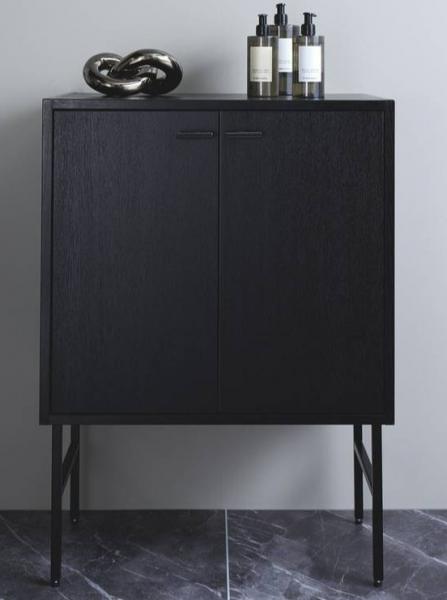 Gustavsberg Artic bens&aelig;t - 32 cm - Mat sort