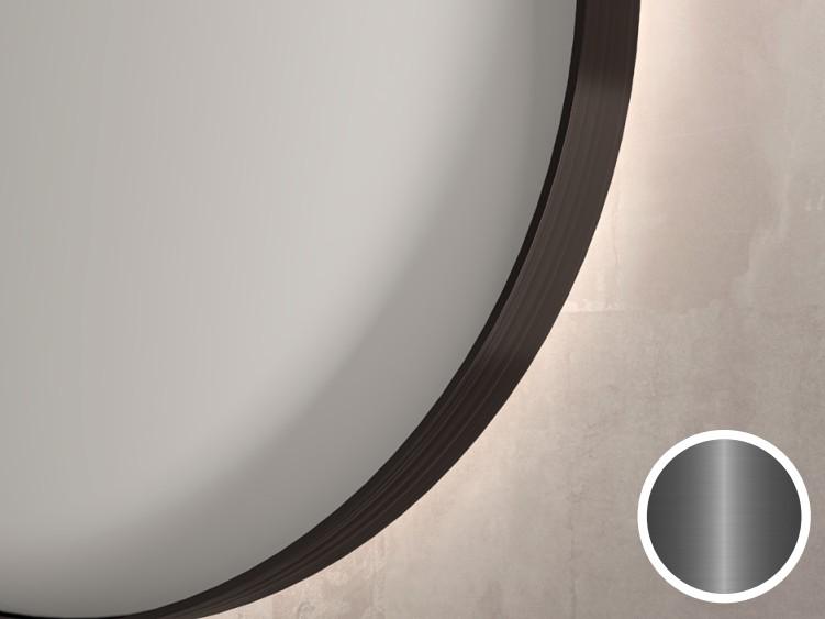 Sanibell Ink SP15 rundt spejl m/ramme &Oslash;120 - B&oslash;rstet gunmetal