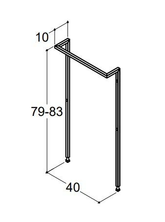 Dansani REFINED håndklædeholder til badeværelsesmøbel - Sæt af 2 - Sort Dansani REFINED håndklædeholder til badeværelsesmøbel - Sæt af 2 - Sort