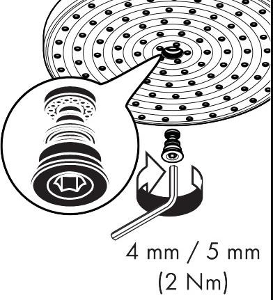Hansgrohe luftdyse (Eco) - Krom Hansgrohe luftdyse (Eco) - Krom