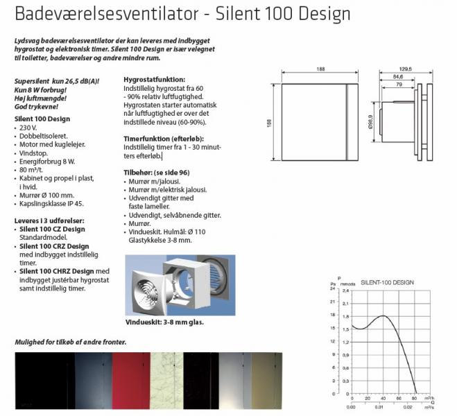 Thermex Silent 100 CZ - Design ventilator (standardmodel) Thermex Silent 100 CZ - Design ventilator (standardmodel)