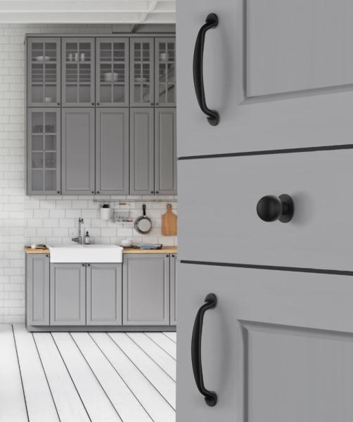 Beslagsboden b&oslash;jlegreb BB632 - Mat sort