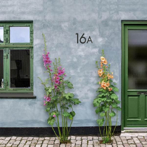 Beslagsboden Nordic husnummer 1 - Mat sort Beslagsboden Nordic husnummer 1 - Mat sort