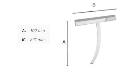Smedbo Sideline bruseskraber - Krom