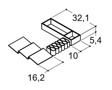 Dansani Luna indretning til &oslash;verste skuffe 60 cm