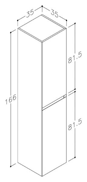 Strømberg Lux højskab - Olive grøn Strømberg Lux højskab - Olive grøn