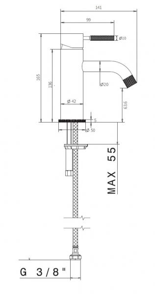 Cassøe Crystal Cut komplet pakke til badeværelset - Børstet kobber Cassøe Crystal Cut komplet pakke til badeværelset - Børstet kobber