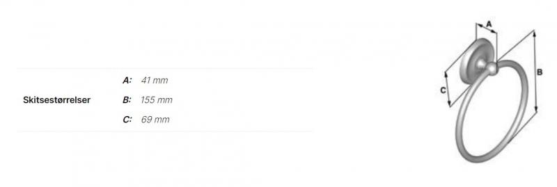 Smedbo Villa håndklædering - Poleret messing Smedbo Villa håndklædering - Poleret messing