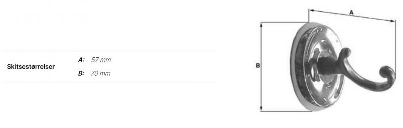 Smedbo Villa stor h&aring;ndkl&aelig;dekrog - Poleret messing