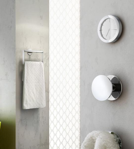 Smedbo Time ur til badev&aelig;relset - Krom/hvid