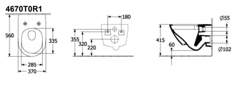 V&B Subway 3.0 m/CeramicPlus og TwistFlush toiletpakke inkl. lav cisterne, hvid trykknap og sæde m/ soft-close V&B Subway 3.0 m/CeramicPlus og TwistFlush toiletpakke inkl. lav cisterne, hvid trykknap og sæde m/ soft-close