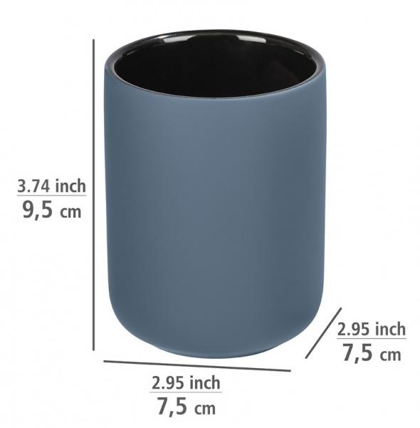 Wenko Avellino keramik tandkrus - Blå Wenko Avellino keramik tandkrus - Blå