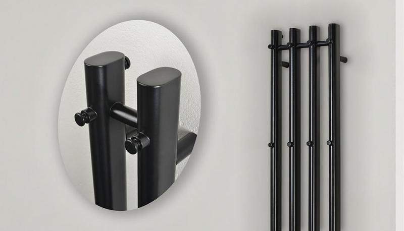 Kriss Vega h&aring;ndkl&aelig;det&oslash;rrer - 10,6x142 cm - Mat sort