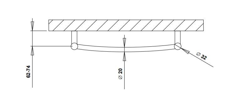Strømberg Laveno håndklædetørrer til Kombidrift - 50x79 cm - Krom Strømberg Laveno håndklædetørrer til Kombidrift - 50x79 cm - Krom