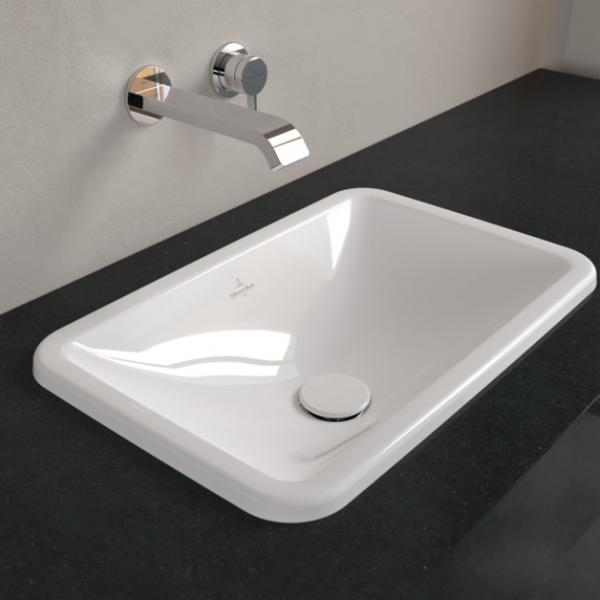 V&B Loop&Friends 51 håndvask t/nedfældning - Med overløb V&B Loop&Friends 51 håndvask t/nedfældning - Med overløb