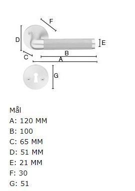 Beslagsboden indendørs dørgreb inkl nøgleskilt - Børstet krom/eg - Sæt á 4 stk Beslagsboden indendørs dørgreb inkl nøgleskilt - Børstet krom/eg - Sæt á 4 stk