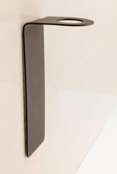 Lavabo Luna holder til s&aelig;bedispenser - Mat sort