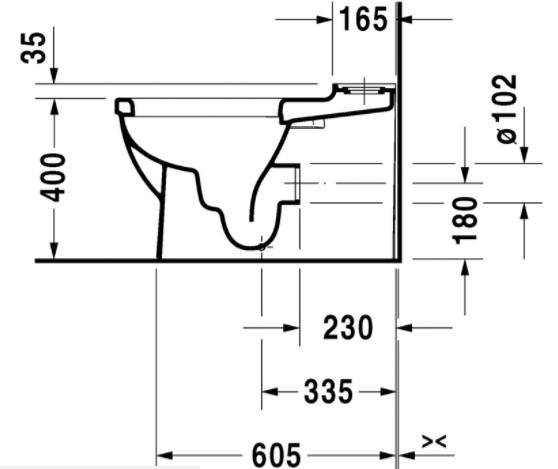 Duravit Starck 3 gulvtoilet m/wondergliss til sensowash sæde Duravit Starck 3 gulvtoilet m/wondergliss til sensowash sæde