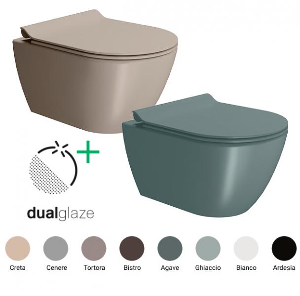 GSI Pura kompakt 50 væghængt toilet m/Extraglaze+ GSI Pura kompakt 50 væghængt toilet m/Extraglaze+