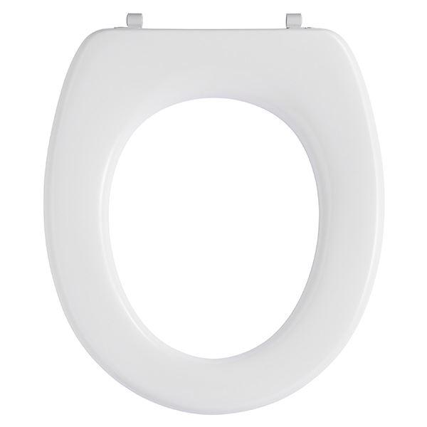 Pressalit T 2 toilets&aelig;de m/ l&aring;g - Hvid