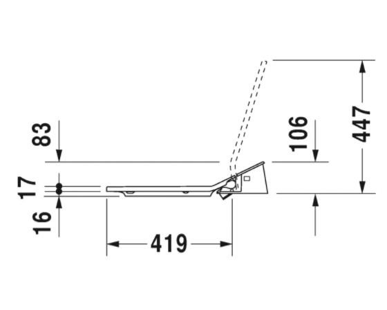 Duravit Sensowash Slim bidets&aelig;de til Durastyle